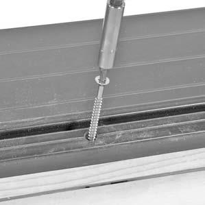 Apply fasteners through the remaining top and bottom nailing fin corners only. For All Doors 5. If a sill nailing fin is present, use a level and straightedge to straighten the sill.