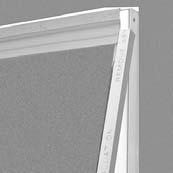 1-1/2", remove the hinge side jamb weatherstripping. Add three stainless steel flat head screws through the side jamb into the framing (FIGURE 16).