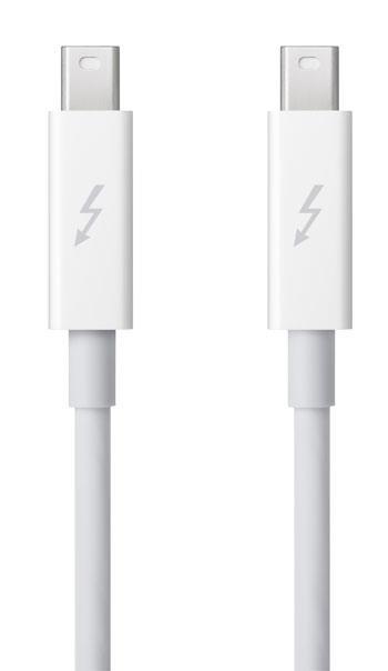 Thunderbolt, new version based on optical cable up to 30m long Sumitomo Electric Industries have been certified by Intel for manufacturing AOC s 10, 20, and 30 mts long.