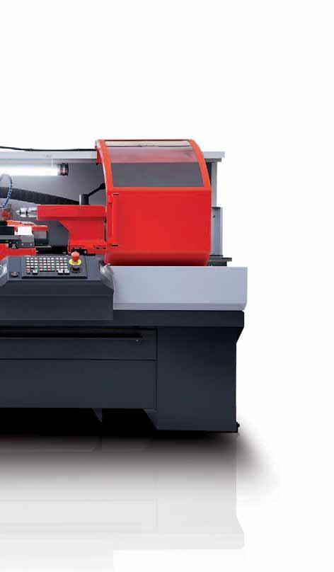 anual or achining of large workpieces The EMCOMAT E-200 MC is intended for production-oriented users. High chip-cutting power, precision and universality are its characteristic features.