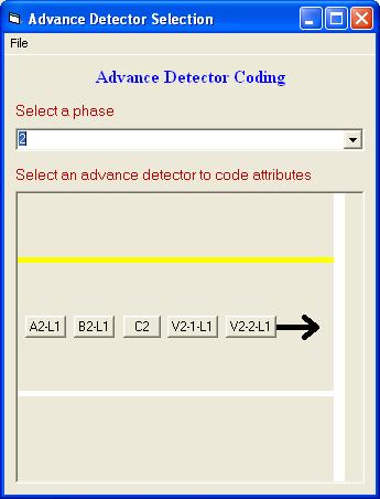 new window called Advanced Detector Configuration (Figure 31) is provided to the user where the relevant information required by AWEGS