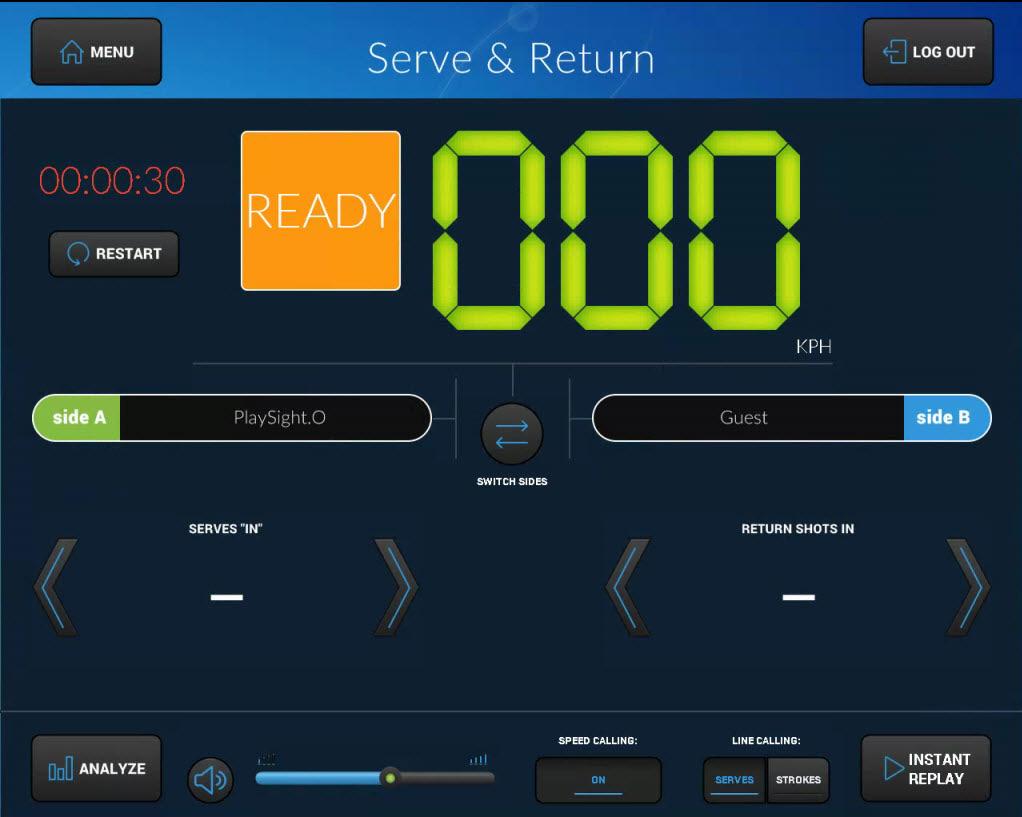 SERVE AND RETURN MODE Once you click on SERVE AND RETURN, this is the screen (right) that will appear on the kiosk.