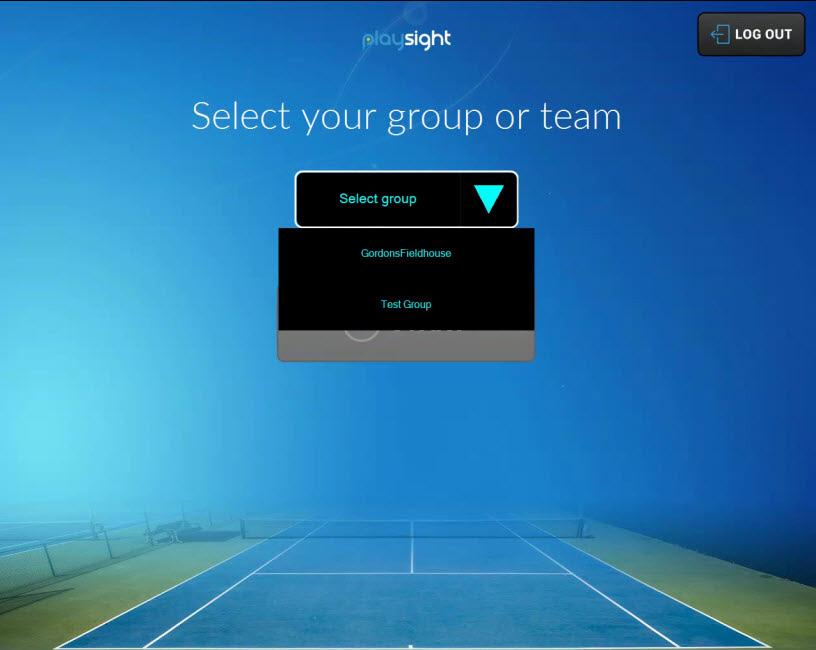 Once you select MATCH, this screen to the right comes up. Right now there are no real-time analytics or statistics generated for doubles tennis, but it is in our product roadmap.