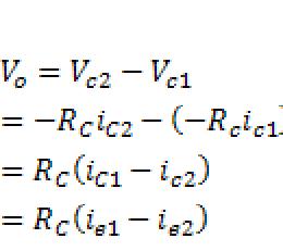 Since the two dc emitter currents are equal. Therefore, resistance r'e1 and r'e2 are also equal and designated by r'e.