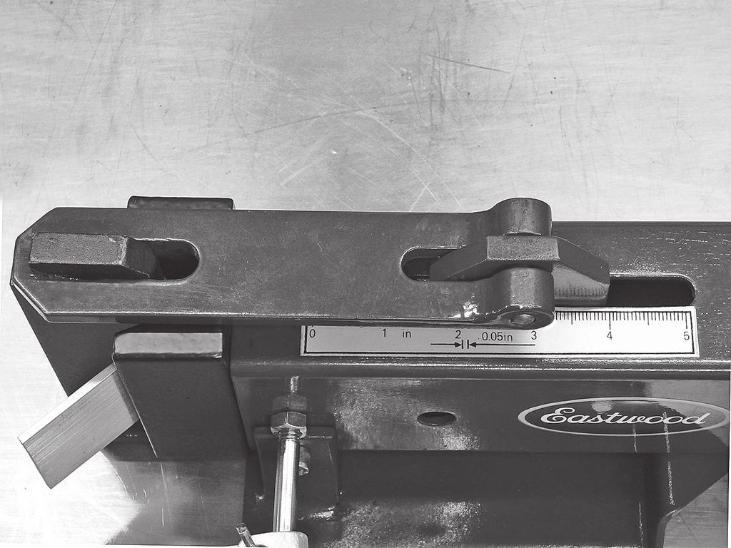 OPERATION FIG. 3 8mm Shear Pin Depth of Bend Gauge Drive Bar Record This Dimension 1.