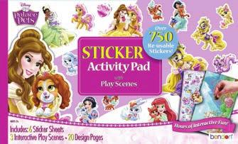 25 6 STICKER SHEETS 3 PLAY