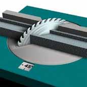 Advantages at a glance standard saw blade: Ø 450 mm Mitre cuts +/- 60 Degrees Automatic processing of flat, angle and solid