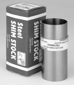 Cold Rolled Steel Shim Stock Steel 6" x 100" 6" x 180" 12" x 120" Thickness Part No. Wt./Lbs Part No. Wt./Lbs Part No. Wt./Lbs 0.001/.025mm CRS-1.25 CRX-1.40 CRW-1.87 0.0015/.038mm CRS-1X.26 CRX-1X.