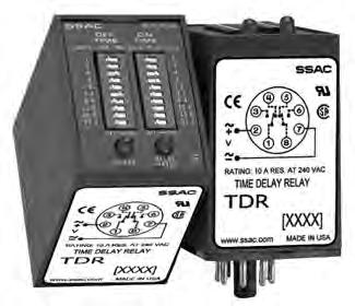 Timer - Recycling Relay contacts are isolated. The TDR Series of time-delay relays are comprised of digital circuitry and an isolated, 10A relay output.