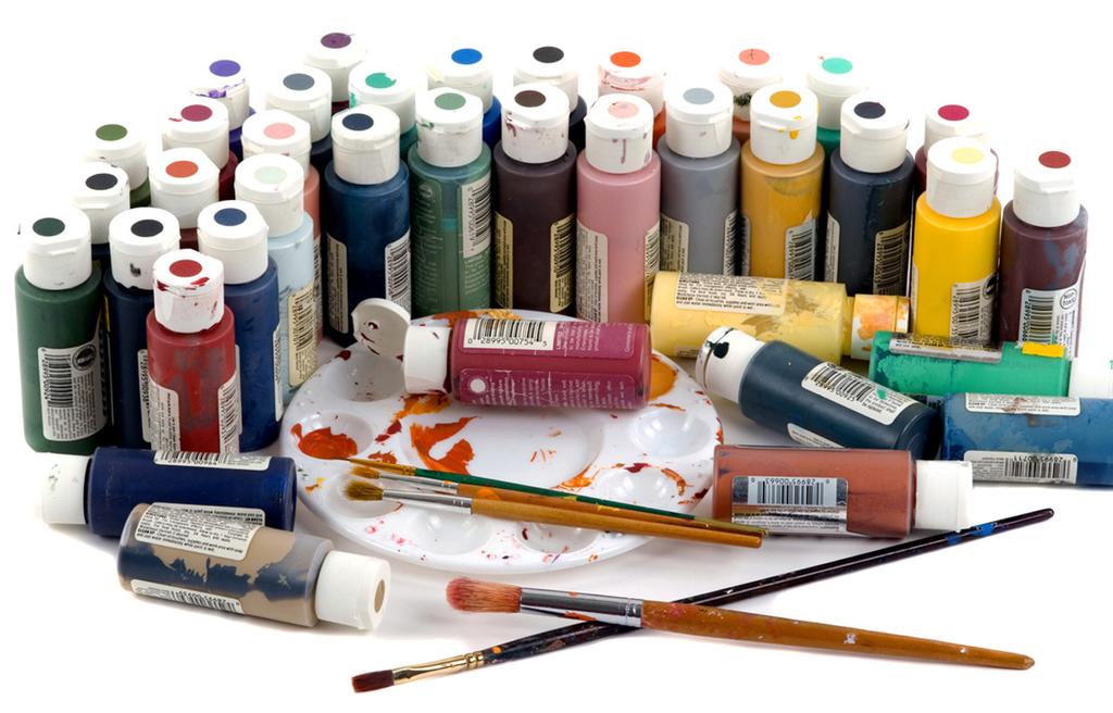 8 8.2.R1: Painting Supplies for Beginners The following eight basic colors (Figure 21) can be mixed together to create any color you can see or imagine: 1. White 2. Alizarin Crimson 3. Cadmium Red 4.