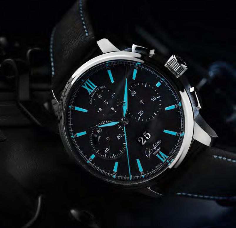 Senator Chronograph Panorama Date Senator Collection 55 The art of the chronograph Innovative, robust and highly functional: the Senator Chronograph Panorama Date is a fascinating example of the