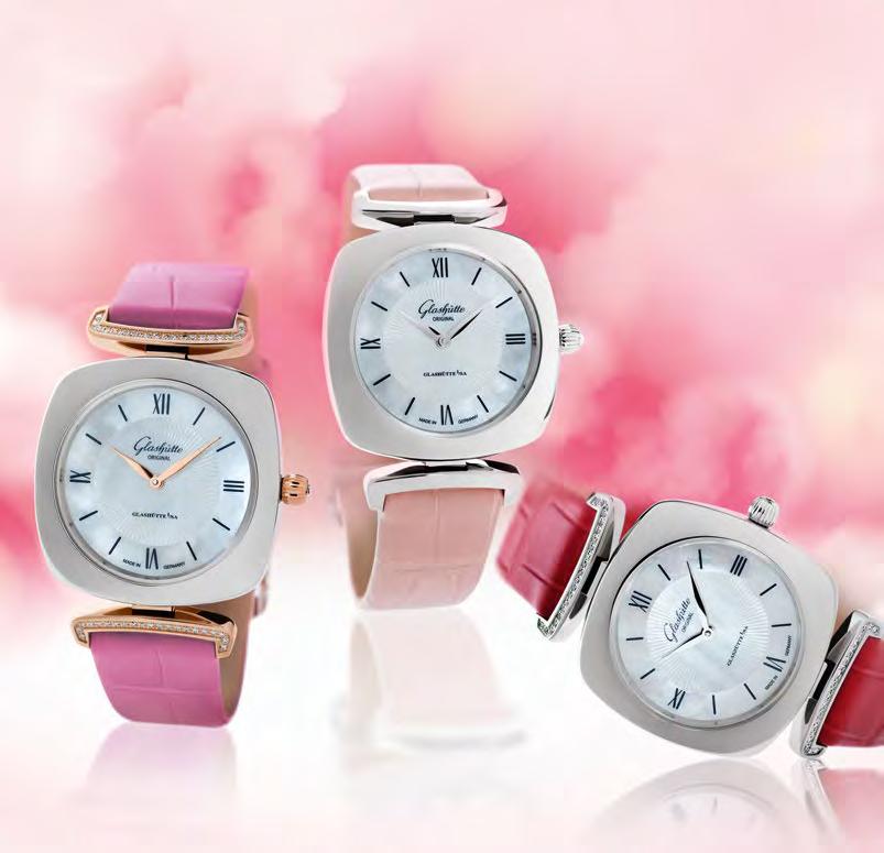 Pavonina Ladies Collection 163 An homage to the modern woman Multi-facetted, sophisticated, discerning: the Pavonina has enriched the Ladies Collection from Glashütte Original since 2013.