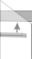 Door Pnel 9 / Heder Inserts (D) Mgneti Door Stop ottom /Heder Insert - tll edge towrd outside of shower D t ottom of door, snp sill /