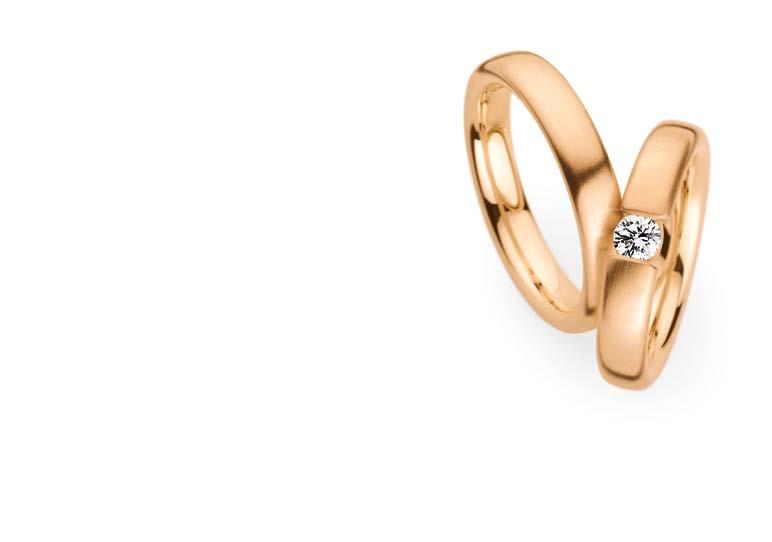 62 585 Rose Gold, Brilliant cut diamond Regardless of whether your ring is made of Gold or platinum, how many diamonds it has or if it is lavishly decorated it will increase in personal value with