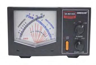 SWR / POWER METERS SK-M2120A (art.52051) Power Display Range: Accuracy of full scale: SWR detection sensivity: 1.