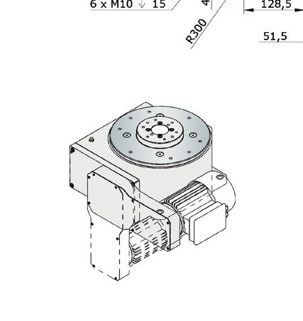 Dimensions for motor BG80 ** Dimensions for speed