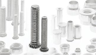 P-FH & P-FH LF The P-FH / P-FH LF is a threaded fastener which incorporates a knurled platform under the head, which when embedded in the sheet, displaces material into the cl ring ADVANTAG AY TO