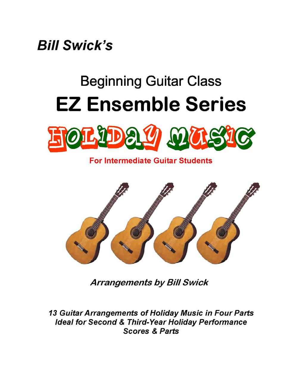 FREE! from wwwfreeguitarensemblemusiccom The following EZ Holiday Guitar Quartet is made available to you at no cost from freeguitarensemblemusiccom Try it Perform it If you like it and would like