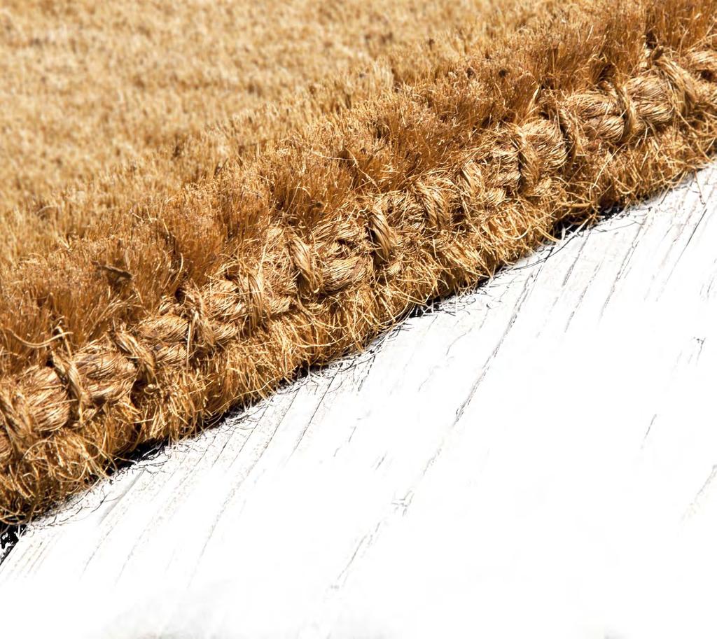 handmade collection Coir (koir) n. The fiber obtained from the husk of a coconut, used in making rope and matting.