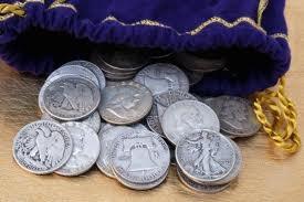 silver coins minted