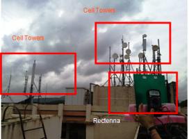 Fig. 12. Experimental setup for Rectenna measurement at 10m from cell tower (IIT-B) V. CONCLUSION In this paper, a RF energy harvesting system from cell towers is presented.