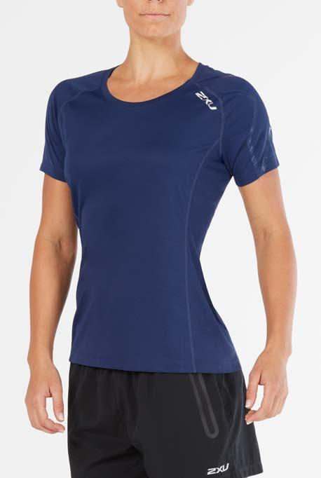 WOMEN'S BSR ACTIVE S/S TEE WR4816A COLOUR WAYS: BLACK, NAVY, WHITE SIZE RANGE: 2XS - 3XL GARMENT FEATURES 01. Semi-fitted, active style tee. 02.