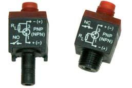 Vacuum switches VS4015/VS4016 Pre-set vacuum switch with digital output. Very low weight and small format, push-in or thread connections. PNP NO/NC or NPN NO/NC output functions.