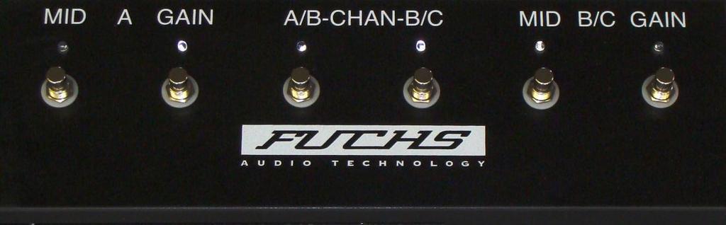 3 Diagrams of FRONT & REAR Panels and FOOTSWITCHES Front Panel Rear Panel Effects Loop ODS-Classic Footswitch (5-way) (Please