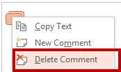 Navigarea între comentarii Pentru a afișa comentariile pe rând, dați clic fie pe butonul Previous (Anteriorul), fie butonul Next (Următorul).