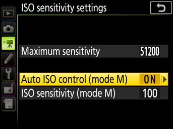 It adjusts sensitivity automatically, letting you achieve an appropriate exposure in M mode while preserving your depth of field and any intended motion-blur effects.