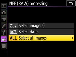 It is also now possible to process images while retaining the parameters for white balance, Picture Control, high ISO NR, vignette control and Active D-Lighting that were used when shooting each