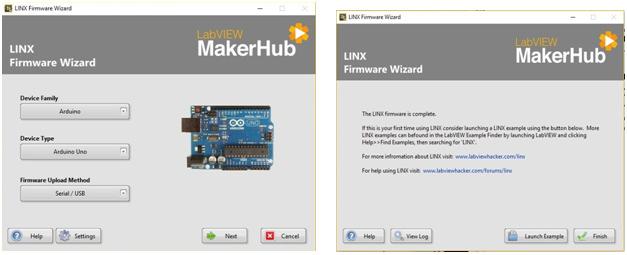 5. SOFTWARE Here LINX firmware wizard in LabVIEW has been used for interfacing with the Arduino.