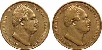 32 32 GREAT BRITAIN, GEORGE III, GOLD SOVEREIGN 1817 KM-674, S-3785. Mostly lustrous with handsome green-gold toning.