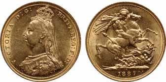 57 57 AUSTRALIA, VICTORIA, SHIELD SOVEREIGN, 1874-M, AU58 PCGS Melbourne Mint, KM-6, S-3854.