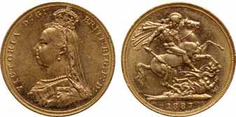 59 59 AUSTRALIA, VICTORIA, SOVEREIGN, 1887-M, JUBILEE HEAD, MS61 PCGS Melbourne Mint, KM-10, S-3867A, 1st Obverse, Angled J.