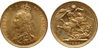 67 67 AUSTRALIA, VICTORIA, SOVEREIGN, 1891-M, JUBILEE HEAD, MS62 PCGS Melbourne Mint, KM-10, S-3867C.