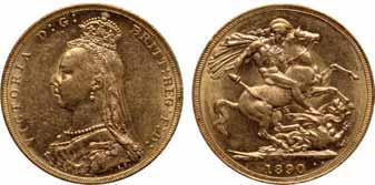 $550-650 65 65 AUSTRALIA, VICTORIA, SOVEREIGN, 1890-M, JUBILEE HEAD, AU58 PCGS Melbourne Mint, KM-10,