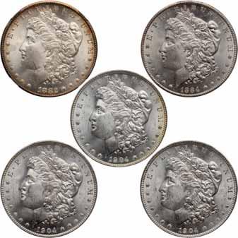 $600-700 177 177 1887 $1 Together with 1882-O $1; together with Austria, 1755 1/2