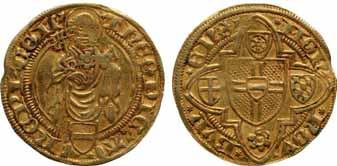 802. Obverse: St. Peter standing; reverse: coat of arms over cross. Well struck and well centered with modest wear. Scarce issue.