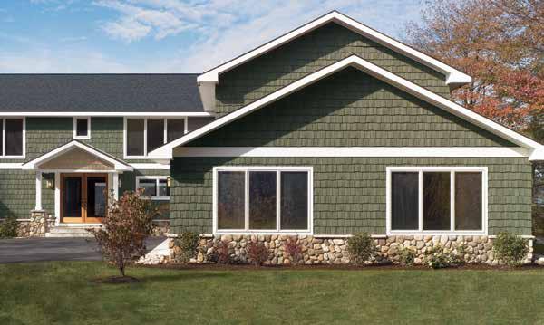 Siding: Cedar Impressions Double 9" Staggered
