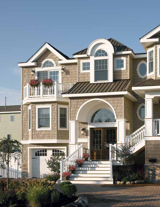 On average, polymer siding saves time and money when compared to maintaining other siding options or painted exteriors.