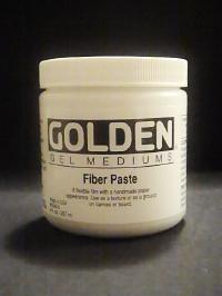 Fiber Paste - Appears to look like rough handmade paper when dry.