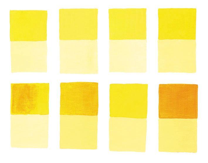 Wide range of single pigments Choice within the spectrum Single Pigments Lemon Yellow Cadmium Lemon