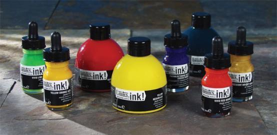 Liquitex Acrylic Ranges Ink!