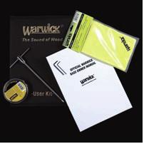 9) User Kit A Warwick user-kit is included with your bass.