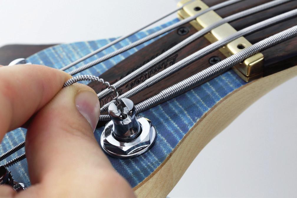 Stringing / Tuning Procedure: Place the ball end of the string on the