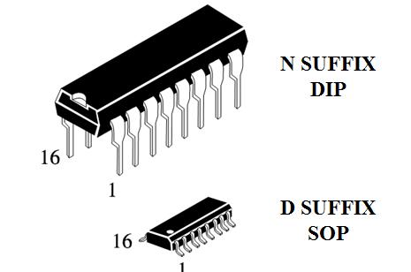 TECHNICAL DATA HIGH-VOLTAGE HIGH-CURRENT DARLINGTON TRANSISTOR ARRAYS The ILN2003A are monolithic high-voltage, high-current Darlington transistor arrays.