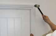 STEP 15: Take two pieces of the architrave, (one edge and the top piece)