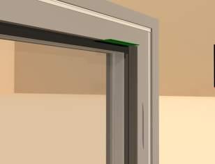 Place glazed unit into door frame.