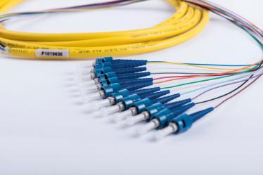 ODEING INFOMATION AND TECHNICAL SPECIFICATIONS Multi Fiber Assemblies with Single Fiber Connectors at both ends Fiber Connec ons can manufacture fanout assemblies in almost every possible configura